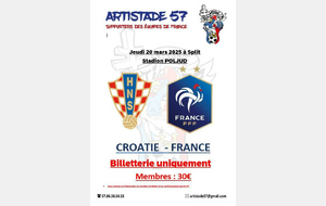 CROATIE - FRANCE